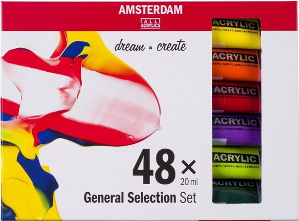 Amsterdam Amsterdam Set akrilnih boja 48x20 ml
