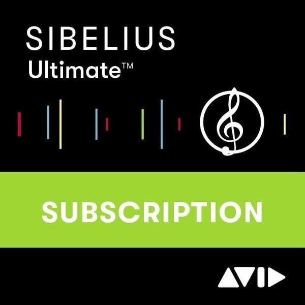 AVID AVID Sibelius Ultimate 1Y Subscription - EDU (Digitalni proizvod)