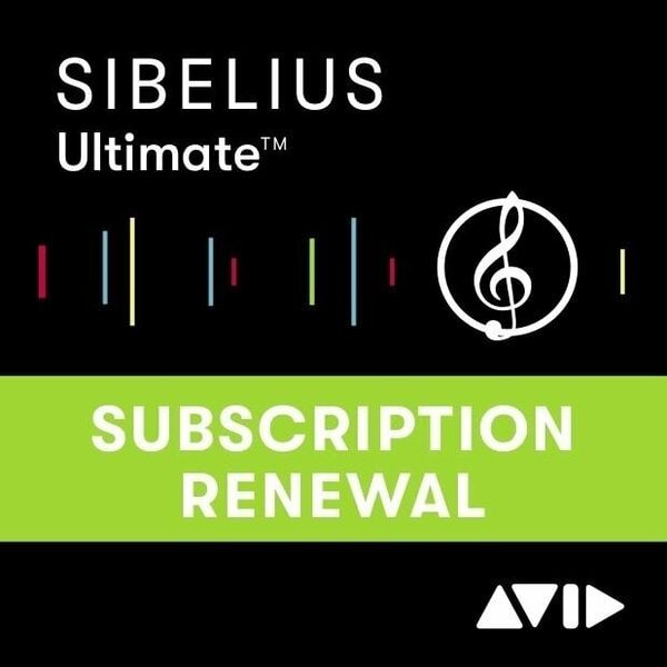 AVID AVID Sibelius Ultimate 1Y Subscription - EDU (Renewal) (Digitalni proizvod)