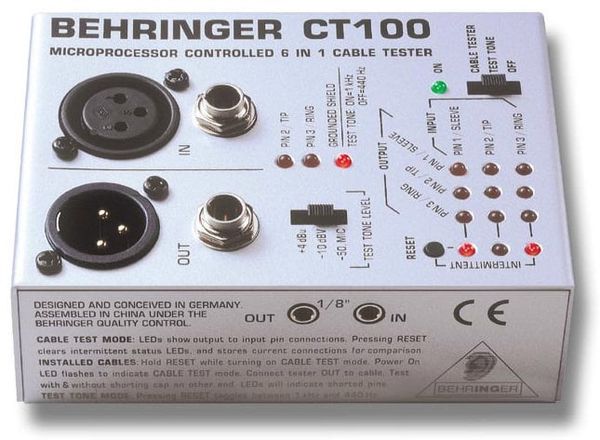 Behringer Behringer CT100 Tester za kablove
