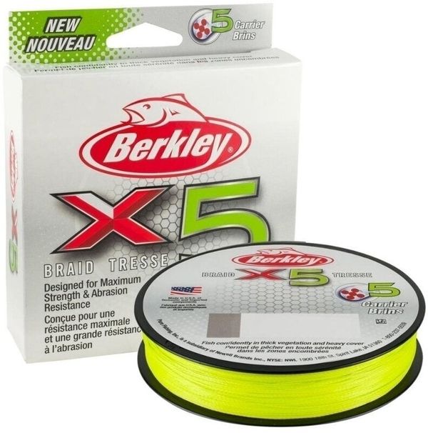 Berkley Berkley x5 Braid Flame Green 0,20 mm 20,6 kg 300 m Pletenica