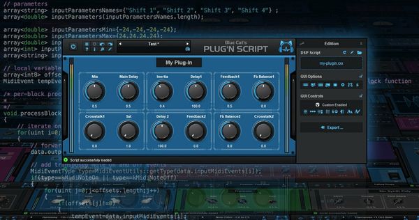 Blue Cat Audio Blue Cat Audio PlugNScript (Digitalni proizvod)