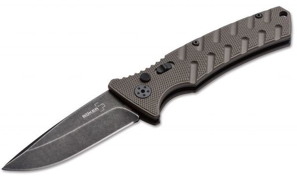 Boker Plus Boker Plus Strike Coyote Spearpoint Brown Automatski nož