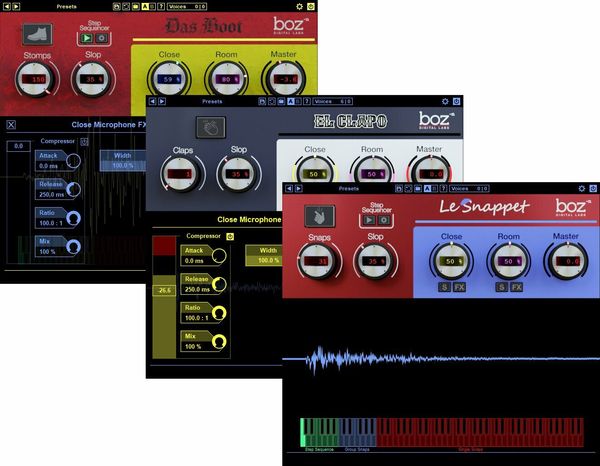 Boz Digital Labs Boz Digital Labs Clap Snap Stomp Bundle (Digitalni proizvod)