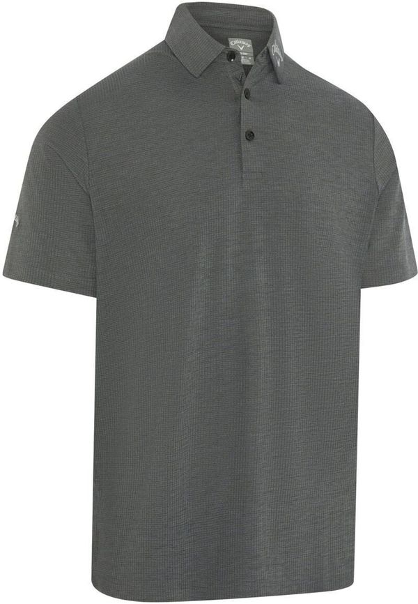 Callaway Callaway Classic Jacquard Mens Polo Caviar XL