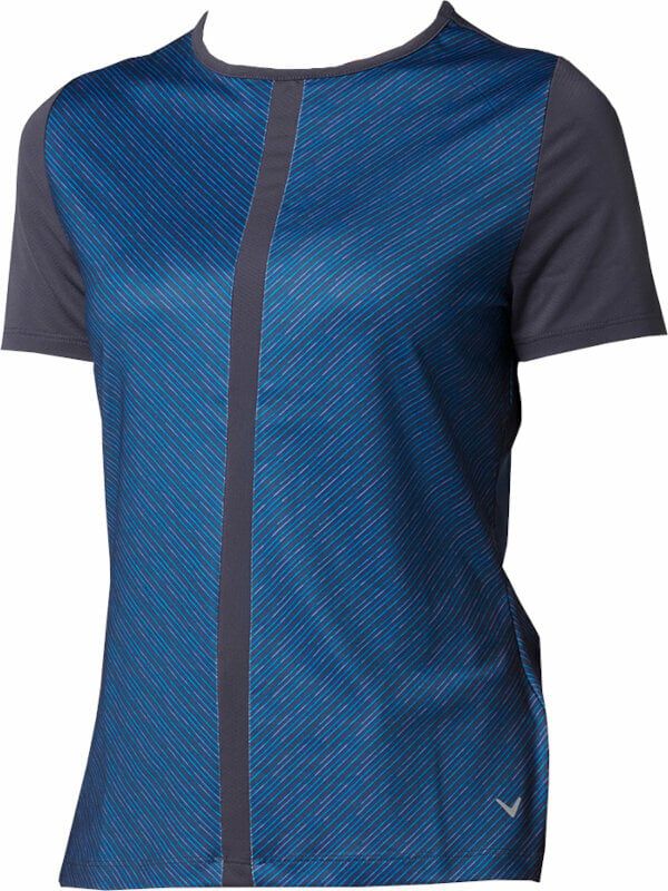 Callaway Callaway Womens Mitered Reflection Stripe Odyssey Grey S Polo majica