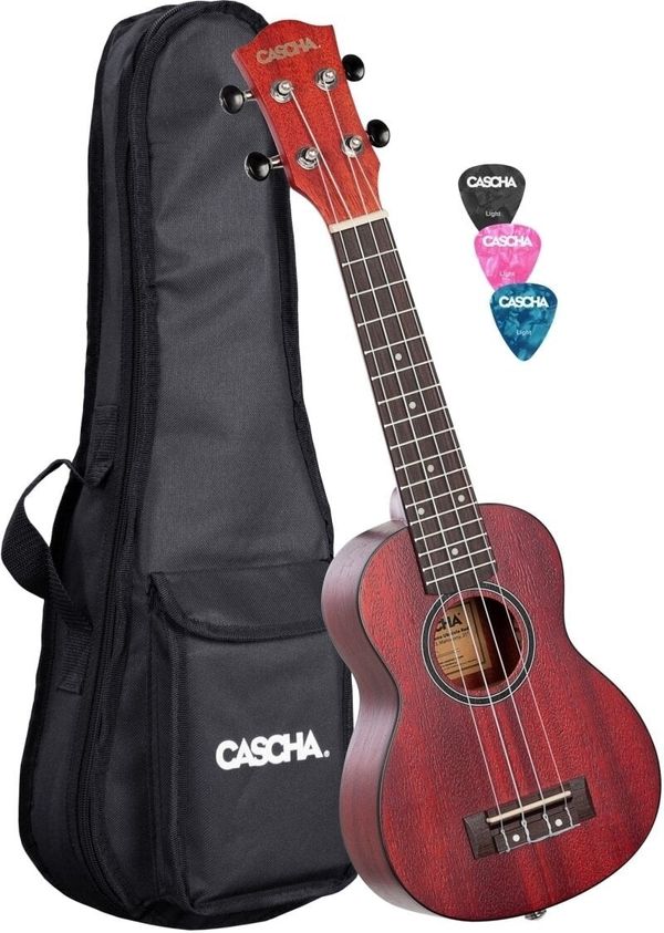 Cascha Cascha HH 2263 Premium Soprano ukulele Crvena