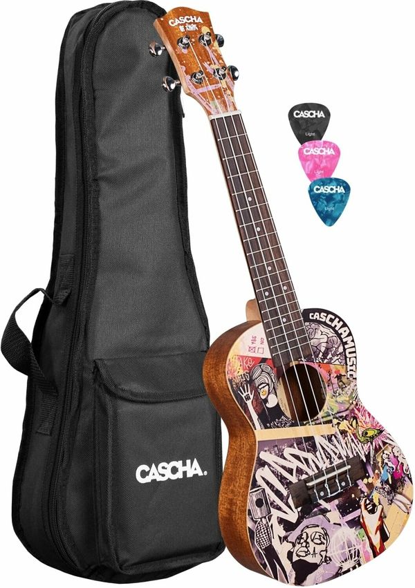 Cascha Cascha HH 2604 Art Series Koncertni ukulele Urban