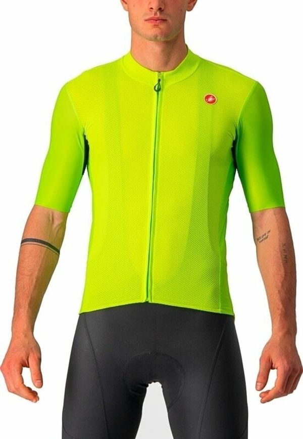 Castelli Castelli Endurance Elite Jersey Dres Electric Lime L