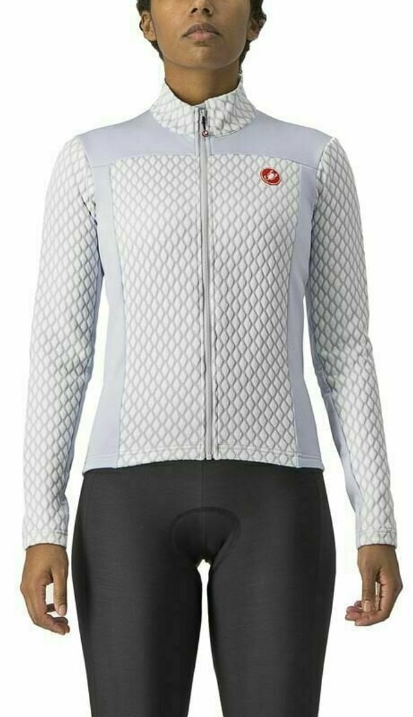 Castelli Castelli Sfida 2 Jersey FZ Silver Gray/White M Dres