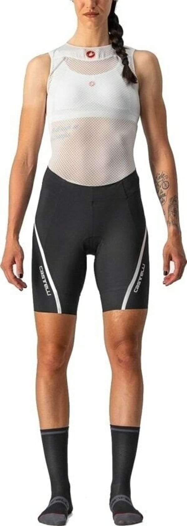 Castelli Castelli Velocissima 3 W Black/Silver S Biciklističke hlače i kratke hlače