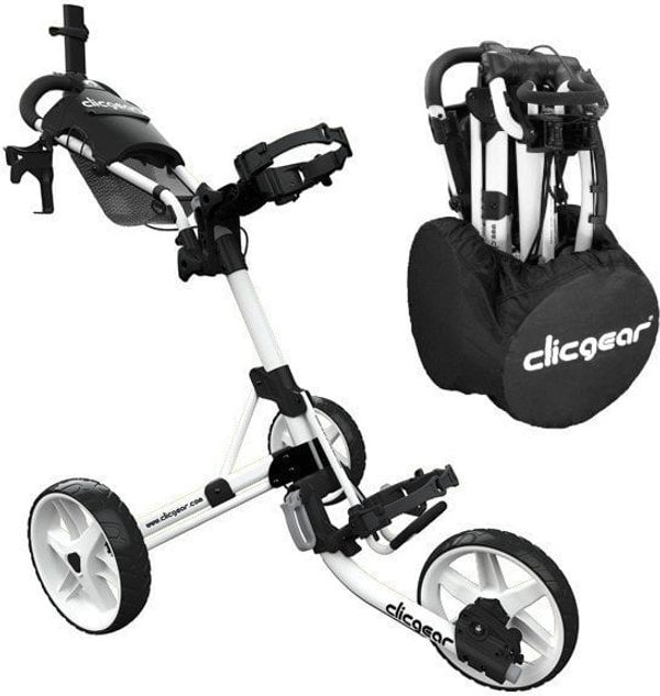Clicgear Clicgear Model 4.0 SET Matt White Ručna kolica za golf