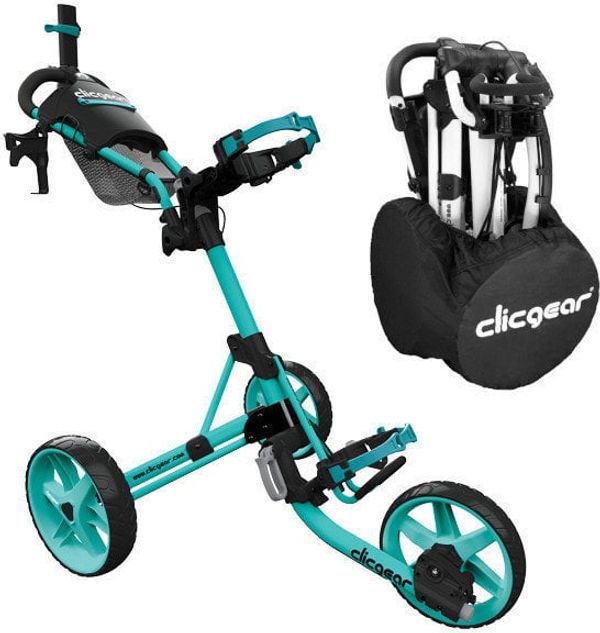 Clicgear Clicgear Model 4.0 SET Soft Teal Ručna kolica za golf