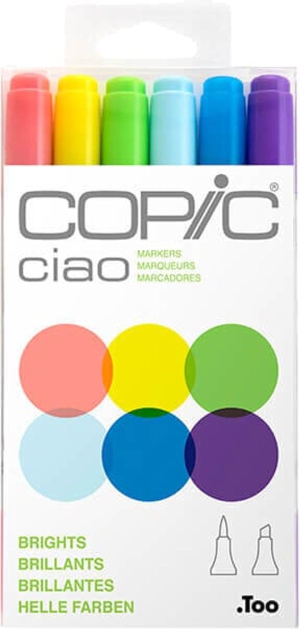 Copic Copic Ciao Uložak za nalivpero Brights 6 kom