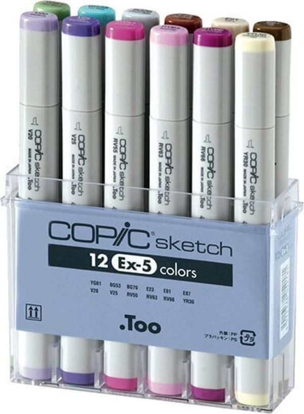 Copic Copic Sketch Uložak za nalivpero Ex Set 5 12 kom