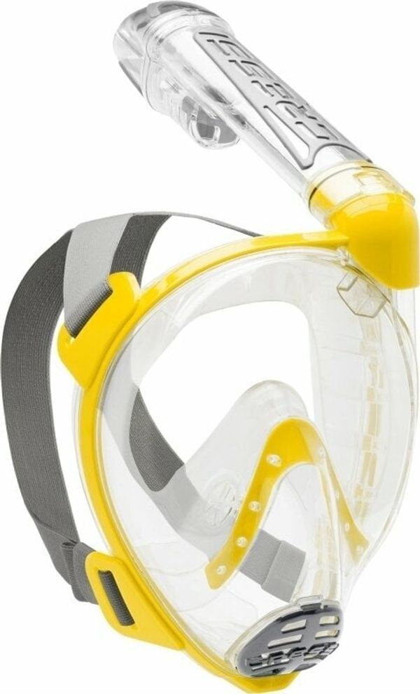 Cressi Cressi Duke Dry Yellow Transparent S/M Maska za ronjenje