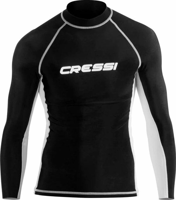 Cressi Cressi Rash Guard Man Majica dugih rukava Black/White XL