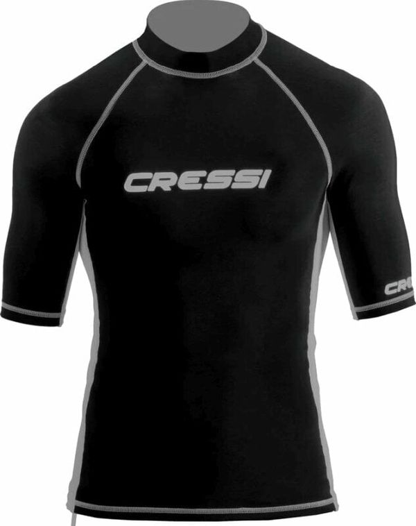 Cressi Cressi Rash Guard Man Short Sleeve Košulja Black L