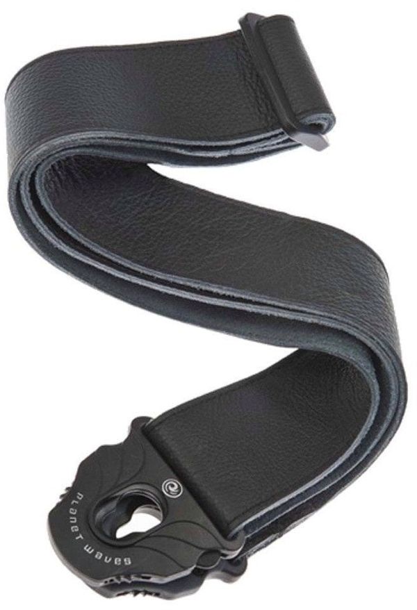 D'Addario Planet Waves D'Addario Planet Waves 50PLL00 Kožnati remen za gitaru Black