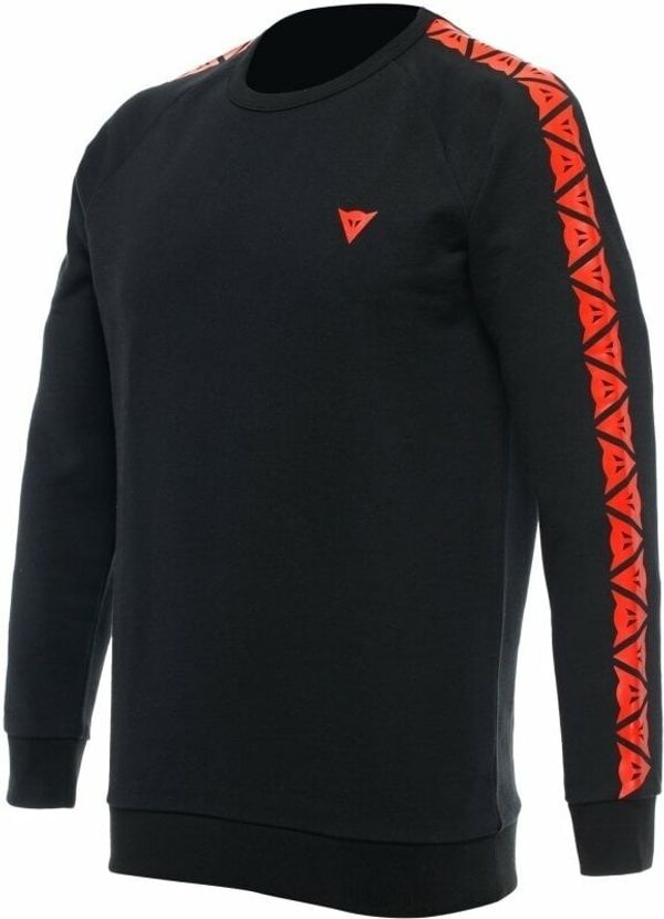 Dainese Dainese Sweater Stripes Black/Fluo Red S Hoodica