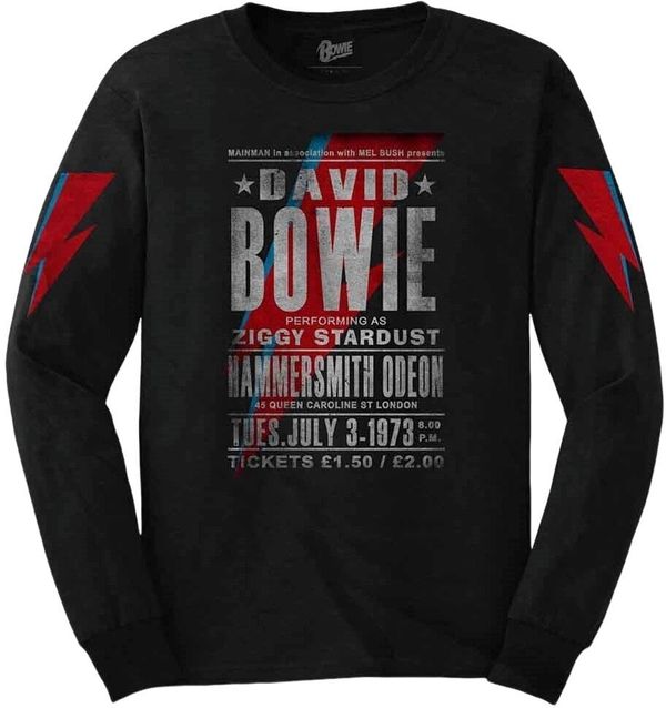 David Bowie David Bowie Košulja Hammersmith Odeon Unisex Black S