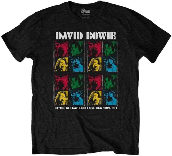 David Bowie David Bowie Košulja Kit Kat Klub Unisex Black XL