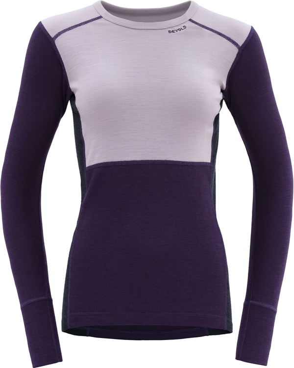 Devold Devold Lauparen Merino 190 Shirt Woman Orchid/Lilac/Ink XS Termo donje rublje