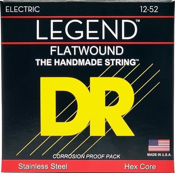 DR Strings DR Strings Legend Flatwound Medium 12-52 Žice za električnu gitaru