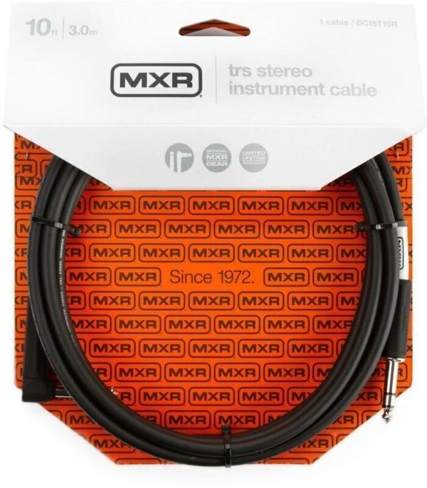 Dunlop MXR Dunlop MXR DCIST10R TRS Cable 10ft Crna 3 m Ravni - Kutni