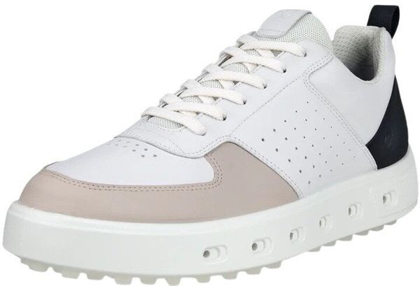 Ecco Ecco Street 720 White/Black/Gravel 46 Muške cipele za golf