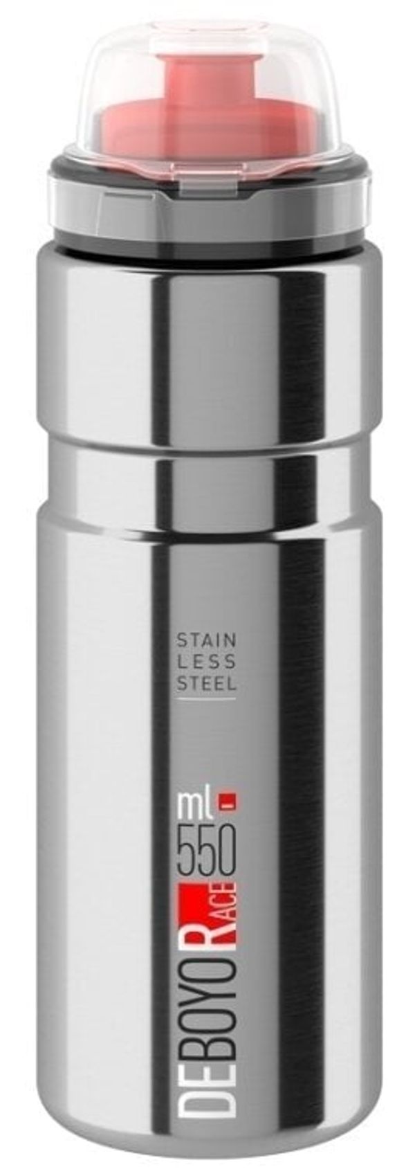 Elite Cycling Elite Cycling Deboyo Race Silver Glossy 550 ml Biciklistička boca