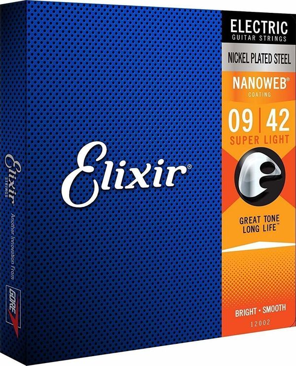 Elixir Elixir 12002 Nanoweb 9-42 Žice za električnu gitaru