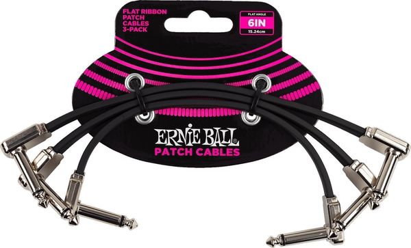 Ernie Ball Ernie Ball P06221 Crna 15 cm Kutni - Kutni