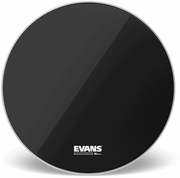 Evans Evans BD22RB-NP EQ3 Resonant Black NO PORT 22" Crna Rezonantna opna za bubanj