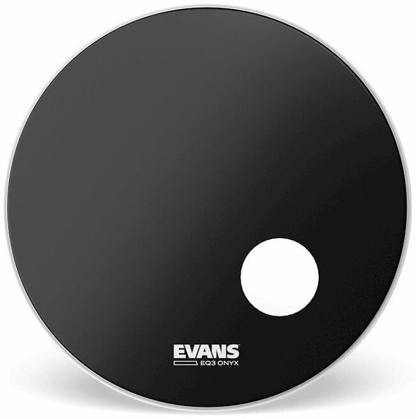Evans Evans BD22RONX Onyx Coated 22" Crna Rezonantna opna za bubanj