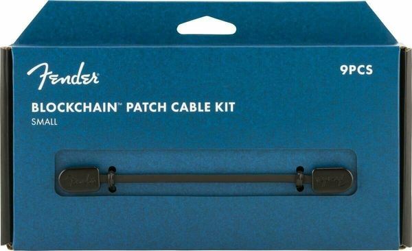 Fender Fender Blockchain Patch Cable Kit SM Crna Kutni - Kutni