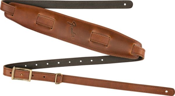 Fender Fender Mustang Vintage Saddle Strap Kožnati remen za gitaru Cognac