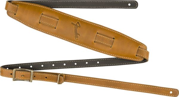 Fender Fender Mustang Vintage Saddle Strap Long Butterscotch Kožnati remen za gitaru Butterscotch
