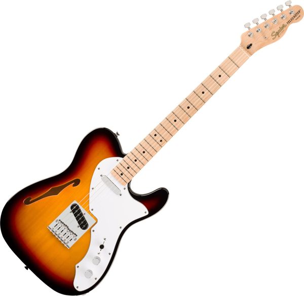 Fender Squier Fender Squier Affinity Series Telecaster Thinline MN 3-Color Sunburst Električna gitara