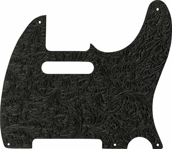 Fender Fender Waylon Jennings Leather Pickguard Crna