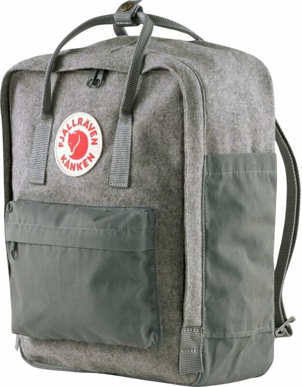Fjällräven Fjällräven Kånken Re-Wool Granite Grey Outdoor ruksak