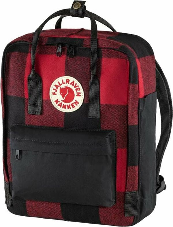 Fjällräven Fjällräven Kånken Re-Wool Red/Black Outdoor ruksak