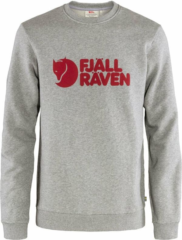 Fjällräven Fjällräven Logo Sweater M Grey/Melange S Majica s kapuljačom na otvorenom