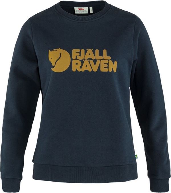 Fjällräven Fjällräven Logo Sweater W Dark Navy/Chestnut XS Majica s kapuljačom na otvorenom