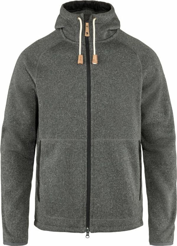 Fjällräven Fjällräven Övik Fleece Hoodie M Dark Grey S Majica s kapuljačom na otvorenom