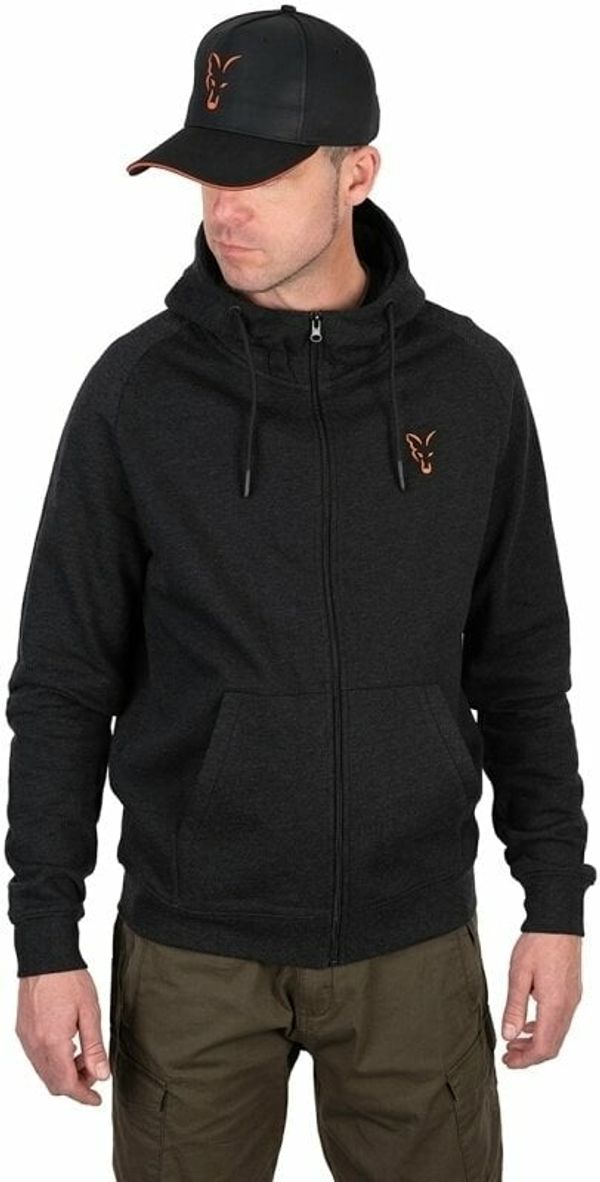 Fox Fishing Fox Fishing Majica s kapuljačom Collection LW Hoody Black/Orange L