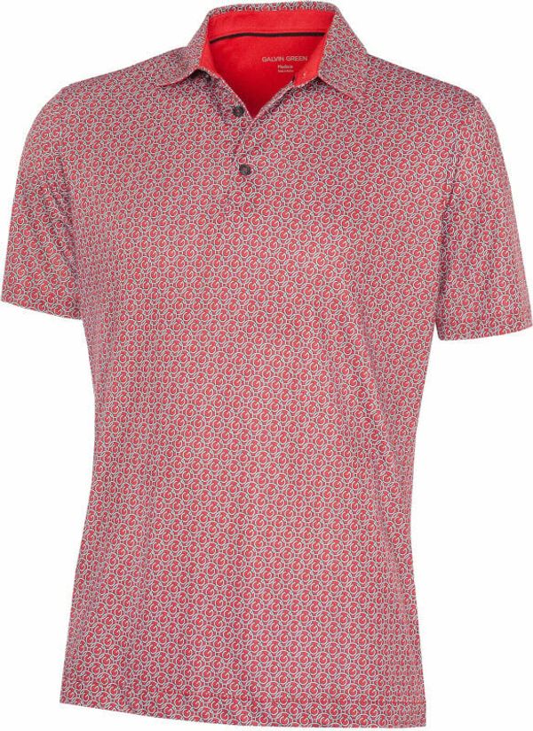 Galvin Green Galvin Green Mauro Mens Polo Red/White XL