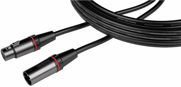 Gator Cableworks Gator Cableworks Headliner Series XLR Microphone Cable Crna 9 m
