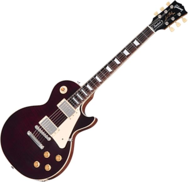Gibson Gibson Les Paul Standard 50s Figured Top Translucent Oxblood Električna gitara