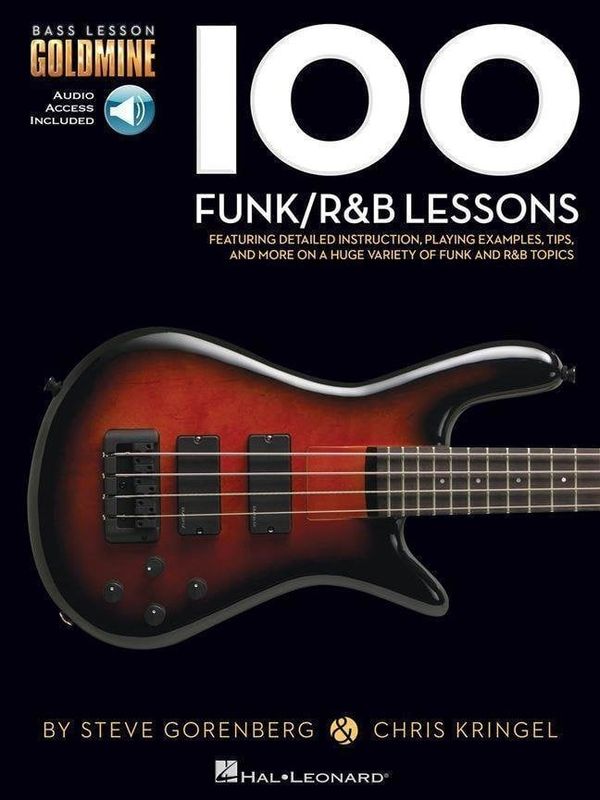 Hal Leonard Hal Leonard 100 Funk/R&B Lessons Bass Nota